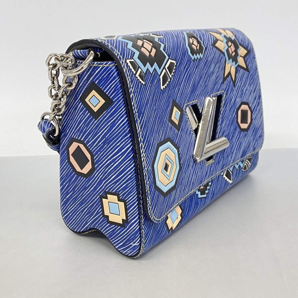 Louis Vuitton Epi Twist MM Shoulder Bag, Blue, Women's - Picture 2 of 10